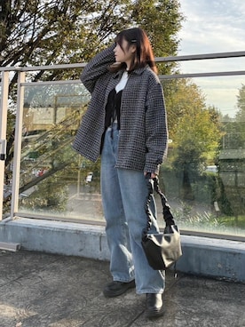 「AS KNOW AS plus（アズノゥアズプラス）のアイテム（ブルゾン）」を使った、AS KNOW AS plus/アズノゥアズプラスさん（レディース・158cm）の冬コーディネート