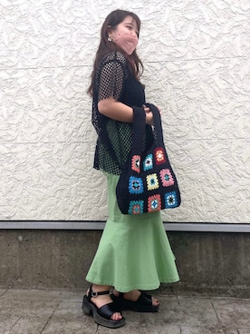 AS KNOW AS plus/アズノゥアズプラスさん（レディース・158cm）の夏コーディネート