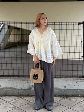 AS KNOW AS plus/アズノゥアズプラスさん(レディース・158cm)の夏コーディネート
