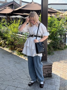 「AS KNOW AS plus（アズノゥアズプラス）のアイテム（チュニック）」を使った、AS KNOW AS plus/アズノゥアズプラスさん（レディース・158cm）の秋コーディネート