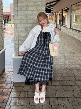 AS KNOW AS plus/アズノゥアズプラスさん(レディース・158cm)の夏コーディネート