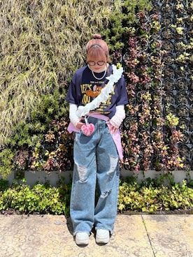 「AS KNOW AS plus（アズノゥアズプラス）のアイテム（トップス）」を使った、AS KNOW AS plus/アズノゥアズプラスさん（レディース・158cm）の春コーディネート