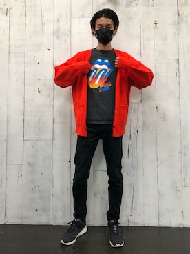 「ロックT」｜「アイテム（その他）」を使った、AS KNOW AS plus/アズノゥアズプラスさん（レディース・158cm）の秋コーディネート