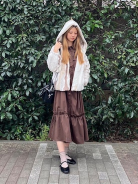 「アイテム（その他）」を使った、AS KNOW AS plus/アズノゥアズプラスさん（レディース・158cm）の冬コーディネート