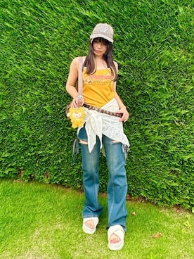 AS KNOW AS plus/アズノゥアズプラスさん(レディース・158cm)の夏コーディネート