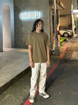 「LARRY SMITH（ラリースミス）のアイテム」を使った、Eason886さん（メンズ・164cm）の秋コーディネート