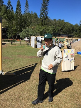 「NIKEACG」｜「アイテム（キャップ）」を使った、EvanChenさん（メンズ・172cm）の冬コーディネート
