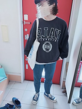 「avecmoi（アヴェクモワ）のアイテム」を使った、sayaさん（レディース・167cm）の春コーディネート