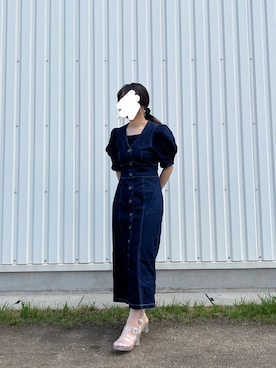 「U by SPICK&SPAN（ユーバイスピックアンドスパン）のアイテム」を使った、*ponyo*さん（レディース・153cm）の夏コーディネート