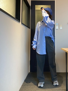 「SLOBE citron.（スローブシトロン）のアイテム（キャップ）」を使った、*ponyo*さん（レディース・153cm）の春コーディネート