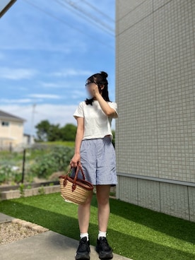 「titivate（ティティベイト）のアイテム」を使った、*ponyo*さん（レディース・153cm）の夏コーディネート