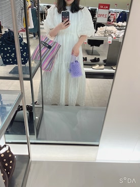 「MARNI MARKET（マルニマーケット）のアイテム（バッグ）」を使った、*ponyo*さん（レディース・153cm）の夏コーディネート