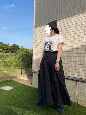 「アイテム（帽子）」を使った、*ponyo*さん（レディース・153cm）の秋コーディネート