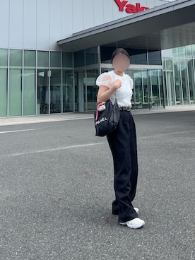 「CLANE（クラネ）のアイテム（Tシャツ/カットソー）」を使った、*ponyo*さん（レディース・153cm）の秋コーディネート