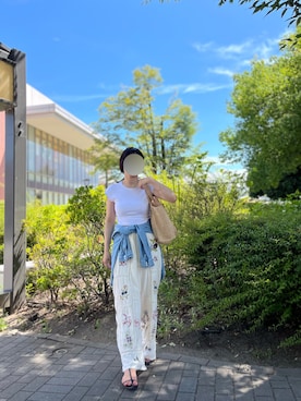 「アイテム（Tシャツ/カットソー）」を使った、*ponyo*さん（レディース・153cm）の夏コーディネート