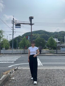 「abaskdesign（アバスクデザイン）のアイテム」を使った、*ponyo*さん（レディース・153cm）の夏コーディネート