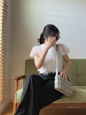 「CLANE（クラネ）のアイテム」を使った、*ponyo*さん（レディース・153cm）の夏コーディネート