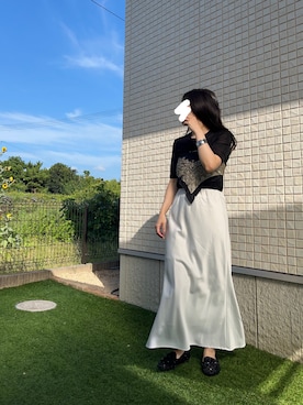 「AMERICAN HOLIC（アメリカンホリック）のアイテム」を使った、*ponyo*さん（レディース・153cm）の秋コーディネート