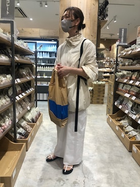 「アイテム（ワンピース/ドレス）」を使った、hoho𓆸さん（レディース・154cm・40代）の春コーディネート