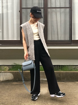 コットンツイードベスト◇を使った人気ファッションコーディネート - WEAR