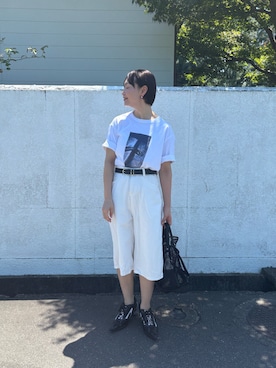 「アイテム（デニムパンツ）」を使った、hoho𓆸さん（レディース・154cm・40代）の夏コーディネート
