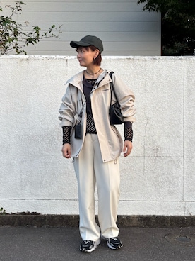 「アイテム（シャツ/ブラウス）」を使った、hoho𓆸さん（レディース・154cm・40代）の秋コーディネート