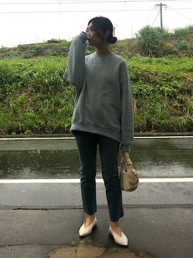 「LAROUTE（ラルート）のアイテム」を使った、hoho𓆸さん（レディース・154cm）の夏コーディネート
