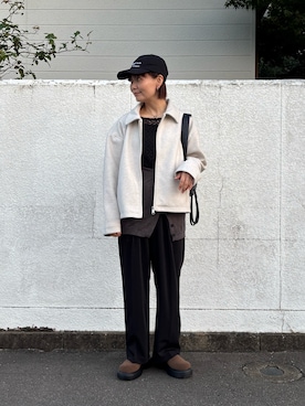 「アイテム（その他シューズ）」を使った、hoho𓆸さん（レディース・154cm）の秋コーディネート