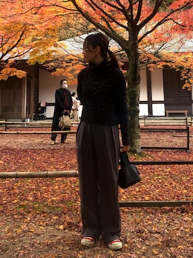 「コンバース」｜hoho𓆸さん（レディース・154cm・40代）の秋コーディネート