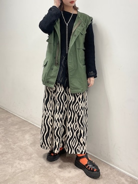 「NOFALL（ノーフォール）のアイテム」を使った、𝙣𝙖𝙩𝙨𝙪𝙘𝙤さん（レディース・158cm）の春コーディネート