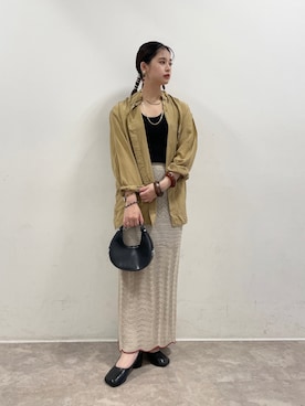 「sango（sango）のアイテム（パンプス）」を使った、𝙣𝙖𝙩𝙨𝙪𝙘𝙤さん（レディース・158cm）の夏コーディネート