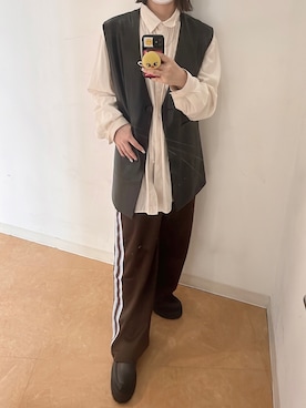 「NOFALL（ノーフォール）のアイテム」を使った、𝙣𝙖𝙩𝙨𝙪𝙘𝙤さん（レディース・158cm）の冬コーディネート