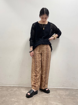 「NOFALL（ノーフォール）のアイテム」を使った、𝙣𝙖𝙩𝙨𝙪𝙘𝙤さん（レディース・158cm）の夏コーディネート