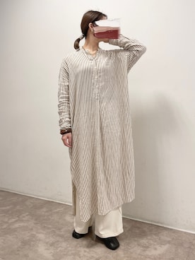 「NOFALL（ノーフォール）のアイテム」を使った、𝙣𝙖𝙩𝙨𝙪𝙘𝙤さん（レディース・158cm）の春コーディネート