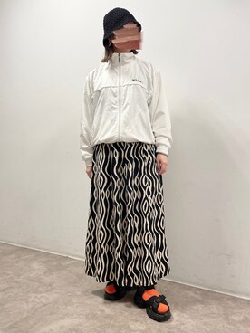 「NOFALL（ノーフォール）のアイテム」を使った、𝙣𝙖𝙩𝙨𝙪𝙘𝙤さん（レディース・158cm）の春コーディネート
