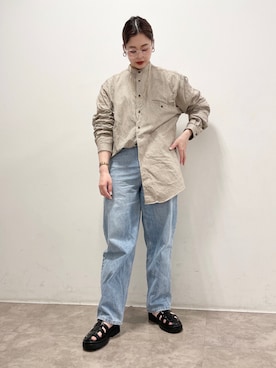 「NOFALL（ノーフォール）のアイテム」を使った、𝙣𝙖𝙩𝙨𝙪𝙘𝙤さん（レディース・158cm）の春コーディネート