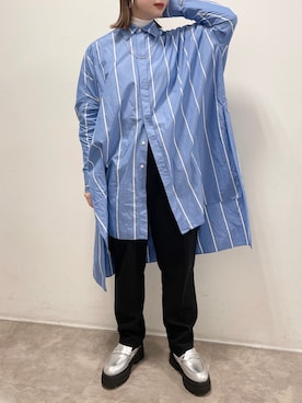 「NOFALL（ノーフォール）のアイテム」を使った、𝙣𝙖𝙩𝙨𝙪𝙘𝙤さん（レディース・158cm）の春コーディネート