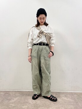 「NOFALL（ノーフォール）のアイテム」を使った、𝙣𝙖𝙩𝙨𝙪𝙘𝙤さん（レディース・158cm）の夏コーディネート