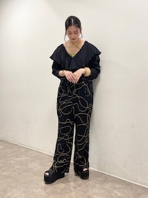 【HARDY NOIR】ビンテージデシンフリルブラウス HARDY NOIR（アルディーノアール）の「《予約》ビンテージデシンフリル