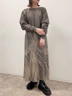 「NOFALL（ノーフォール）のアイテム」を使った、𝙣𝙖𝙩𝙨𝙪𝙘𝙤さん（レディース・158cm）の春コーディネート