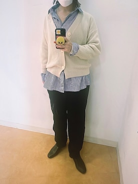 「NOFALL（ノーフォール）のアイテム」を使った、𝙣𝙖𝙩𝙨𝙪𝙘𝙤さん（レディース・158cm）の冬コーディネート