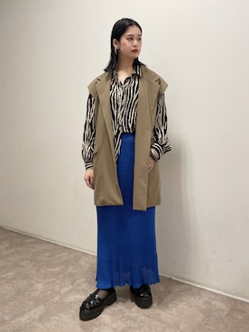 「NOFALL（ノーフォール）のアイテム」を使った、𝙣𝙖𝙩𝙨𝙪𝙘𝙤さん（レディース・158cm）の春コーディネート