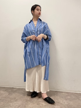 「sango（sango）のアイテム」を使った、𝙣𝙖𝙩𝙨𝙪𝙘𝙤さん（レディース・158cm）の夏コーディネート