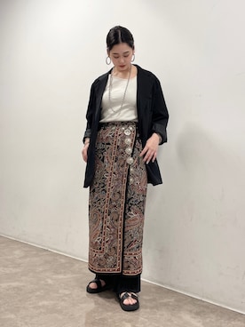 「NOFALL（ノーフォール）のアイテム」を使った、𝙣𝙖𝙩𝙨𝙪𝙘𝙤さん（レディース・158cm）の夏コーディネート