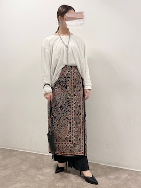 「NOFALL（ノーフォール）のアイテム」を使った、𝙣𝙖𝙩𝙨𝙪𝙘𝙤さん（レディース・158cm）の春コーディネート