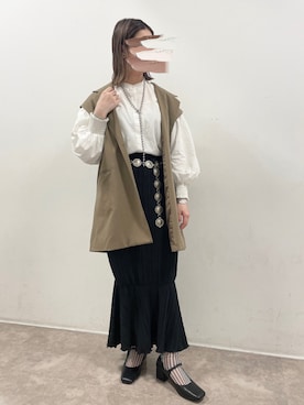 「しまむら（シマムラ）のアイテム」を使った、𝙣𝙖𝙩𝙨𝙪𝙘𝙤さん（レディース・158cm）の春コーディネート