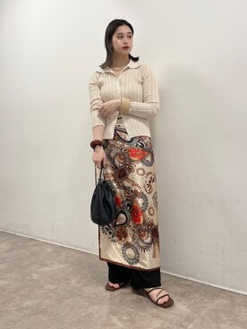 「NOFALL（ノーフォール）のアイテム」を使った、𝙣𝙖𝙩𝙨𝙪𝙘𝙤さん（レディース・158cm）の夏コーディネート