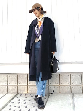 「TOGA PULLA（トーガ　プルラ）のアイテム（ジャケット/アウター）」を使った、YYYYYSさん（レディース・165cm）の冬コーディネート