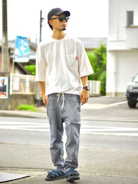 halさん（メンズ・175cm）の夏コーディネート