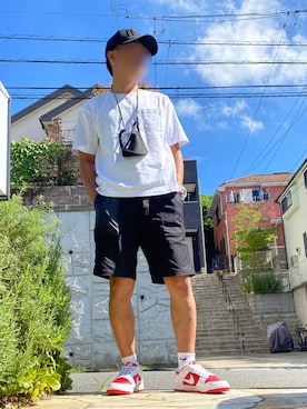 「fragment design（フラグメントデザイン）のアイテム（帽子）」を使った、blkgc1400さん（メンズ・172cm）の夏コーディネート